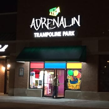 Get Air Columbus - Front (at night!) - Trampoline Parks Near Me - Hilliard, Ohio