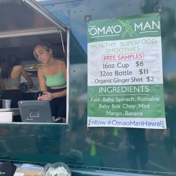 ‘Ōma’o Man - The truck and pricing - Food Stands Near Me - Honolulu, Hawaii