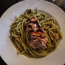 Public House 701 - Pesto Bucatini with salmon