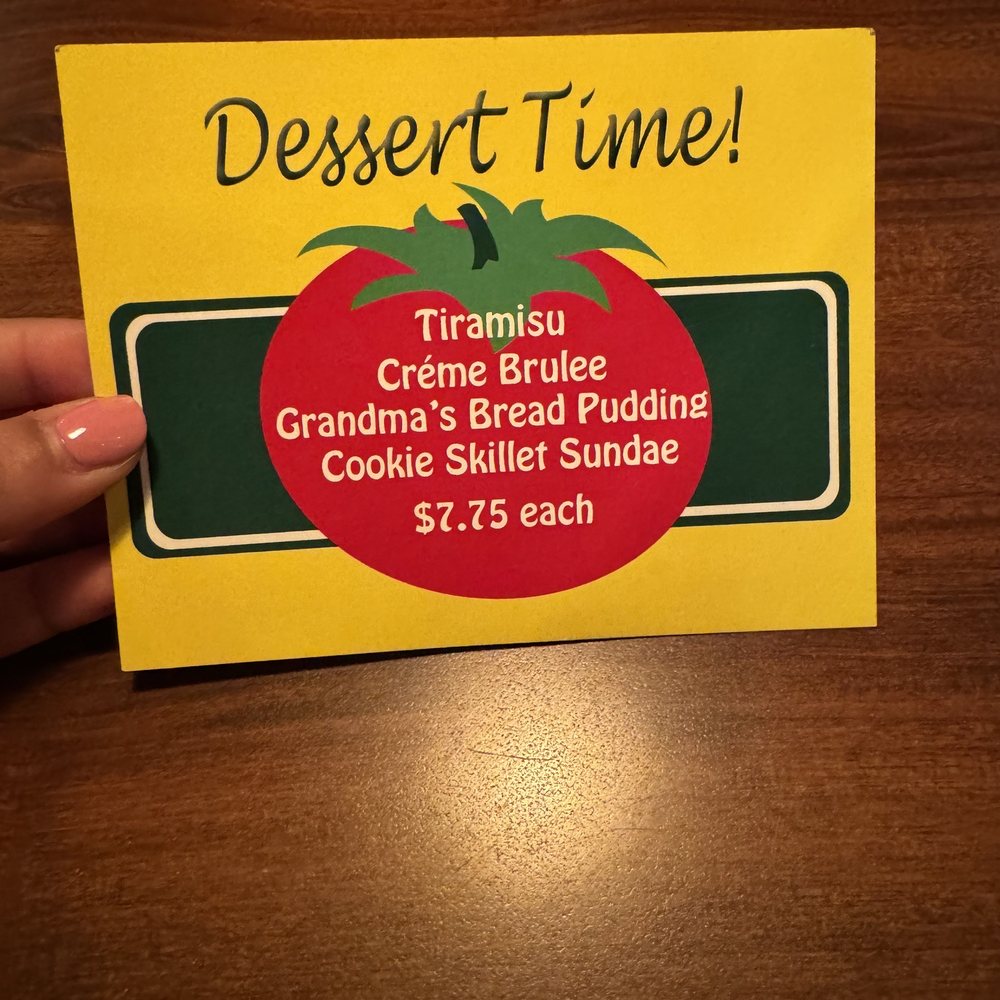 Tomato Street - Dessert Special - Italian Near Me - Spokane, Washington Tomato Street - Dessert Special - Italian Near Me - Spokane, Washington