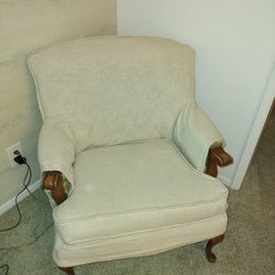 Coral Thrift Shop - A vintage chair with chair covers for $15.00!! Plus they give scholarships to students?.Great thrift store with friendly and helpful staff.