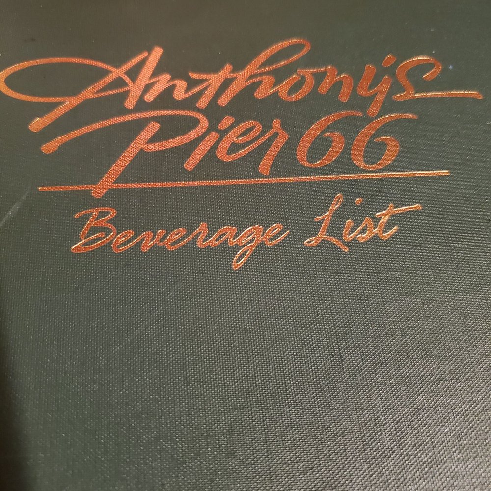 Anthony's Pier 66 - Menu cover - Seafood Near Me - Seattle, Washington Anthony's Pier 66 - Menu cover - Seafood Near Me - Seattle, Washington