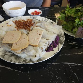 Thanh Xuan Café - Banh Cuon Nhan Thit Tom ($10.00) - Vietnamese Near Me - Vancouver, British Columbia