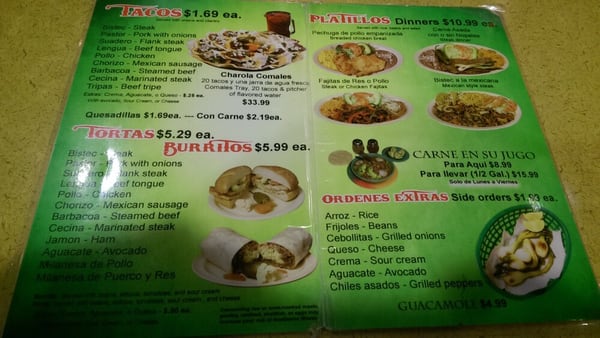 Menu photo 4 Taqueria Los Comales Milwaukee, WI Menu photo 4 Taqueria Los Comales Milwaukee, WI