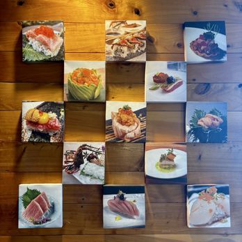 Taku Sushi - Love those photo tiles of sushi! - Sushi Bars Near Me - Centennial, Colorado