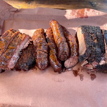 Terry Black's Barbecue - Combo - ribs, sausage, brisket - Barbeque Near Me - Austin, Texas Terry Black's Barbecue - Combo - ribs, sausage, brisket - Barbeque Near Me - Austin, Texas