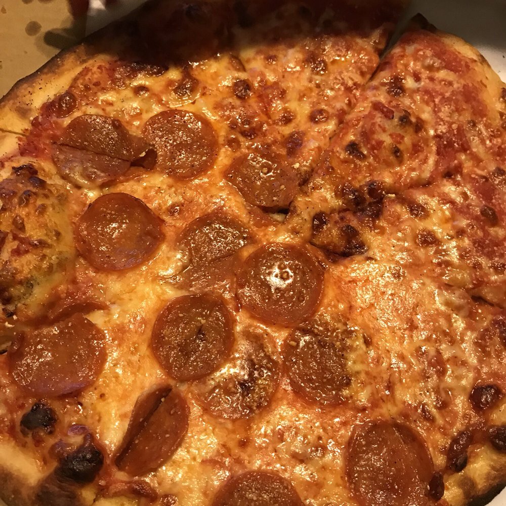 Anna's Prospect Pizza - My daughters favorite mix 1/2 & 1/2 - Pizza Near Me - Prospect, Connecticut Anna's Prospect Pizza - My daughters favorite mix 1/2 & 1/2 - Pizza Near Me - Prospect, Connecticut