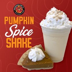 Hangry Joe's Hot Chicken And Wings - Limited Time Only Pumpkin Spice Shake