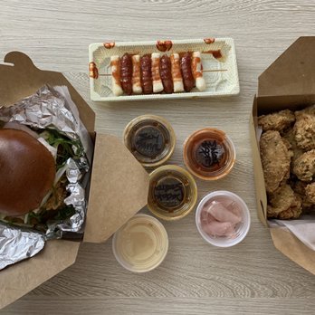 Peeps Kitchen - Chicken Burger, Wings, Tteok Kkochi, Peeps Sweet and Spicy, Peeps Sandwich Sauce, Peeps Soy Garlic, Peeps Padak (Chicken Scallion Sauce) - Chicken Wings Near Me - Brooklyn, New York