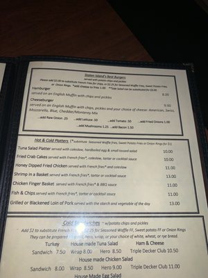 Menu photo 3 Duffy's Tavern Staten Island, NY
