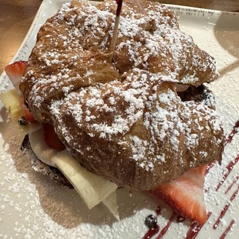 Javier's Café - Another angle of my croissant French toast. So good it needed two pics. - Breakfast & Brunch Near Me - Smithtown, New York