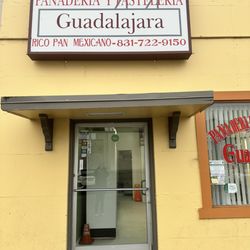 Guadalajara Bakery - Entrance of bakery.  Per employee they are open from 5 AM to 9 PM everyday