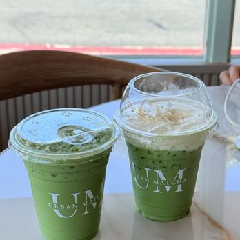 Urban Matcha - Regular Latte and Banana Matcha - Coffee & Tea Near Me - San Diego, California Urban Matcha - Regular Latte and Banana Matcha - Coffee & Tea Near Me - San Diego, California