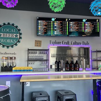 Local Beer Works - Bar area - Cideries Near Me - Reno, Nevada