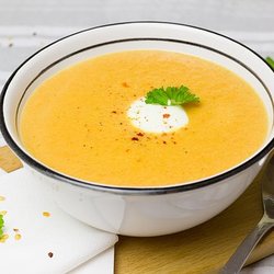 Oldwick Soup Company - Thai Coconut Curried Carrot Soup.  Our best seller!