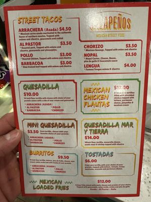 Menu photo 2 Jalapeños Miami Killian Kendall, FL