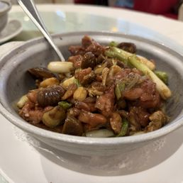 Chestnut and free range chicken hot pot