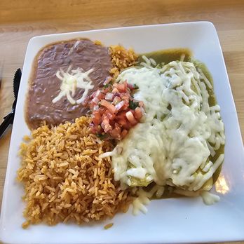 Pablo's - Chicken enchiladas Verde - Mexican Near Me - North Andover, Massachusetts