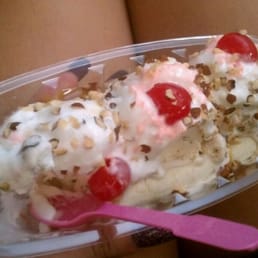 Banana split.