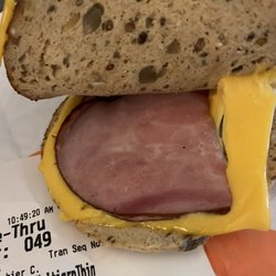 Inside that skinny breakfast sandwich