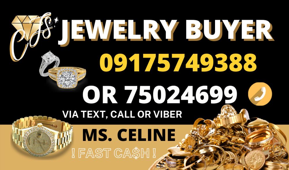 JEWELRY BUYER IN MANILA 3/f diamond arcade bldg., aurora blvd cubao