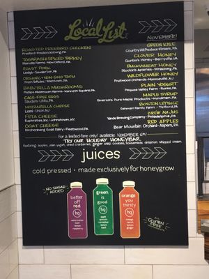 Menu photo 1 honeygrow Philadelphia, PA Menu photo 1 honeygrow Philadelphia, PA