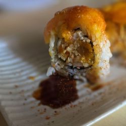 Kazuyo Sushi by Chef Joe - Mango salmon something madness roll