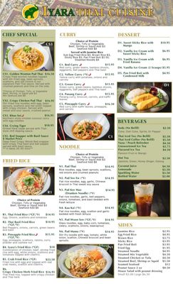 Menu photo 5 Iyara Thai Cuisine Houston, TX Menu photo 5 Iyara Thai Cuisine Houston, TX