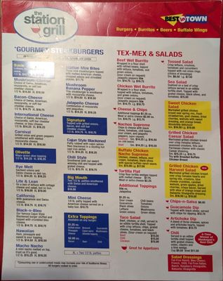 Menu photo 2 The Station Grill Muskegon, MI Menu photo 2 The Station Grill Muskegon, MI
