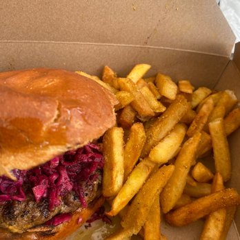 Rina - Spiced Lamb Burger - Middle Eastern Near Me - Atlanta, Georgia