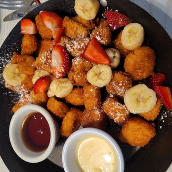 Milagros - French toast bites.. yum - New Mexican Cuisine Near Me - Parsippany-Troy Hills, New Jersey Milagros - French toast bites.. yum - New Mexican Cuisine Near Me - Parsippany-Troy Hills, New Jersey