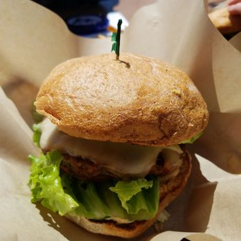 Padaro Beach Grill - Black bean veggie burger - American Near Me - Carpinteria, California Padaro Beach Grill - Black bean veggie burger - American Near Me - Carpinteria, California