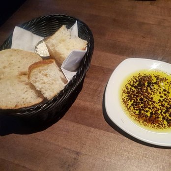 Sicilian Pasta Kitchen South - Complimentary bread and olive oil - Italian Near Me - Edmonton, Alberta Sicilian Pasta Kitchen South - Complimentary bread and olive oil - Italian Near Me - Edmonton, Alberta