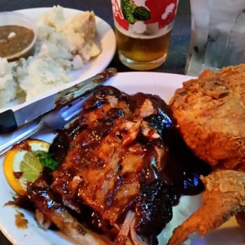 Skoog's Pub & Grill - Chicken and rib combo w mashed potatoes. Finger licking great. - American Near Me - Utica, Illinois Skoog's Pub & Grill - Chicken and rib combo w mashed potatoes. Finger licking great. - American Near Me - Utica, Illinois