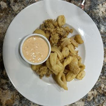 34° North Restaurant + Bar - This is the Fried Calamari. - Bars Near Me - Beaufort, North Carolina 34° North Restaurant + Bar - This is the Fried Calamari. - Bars Near Me - Beaufort, North Carolina