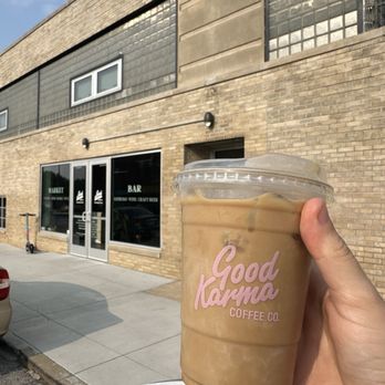 Good Karma Coffee - corn bread latte - Coffee & Tea Near Me - Kansas City, Missouri Good Karma Coffee - corn bread latte - Coffee & Tea Near Me - Kansas City, Missouri