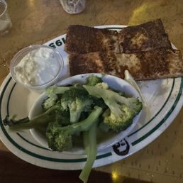 Updated photo of my usual. Blackened Dolphin and broccoli Updated photo of my usual. Blackened Dolphin and broccoli