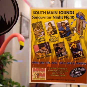 South Main Sounds - a poster for a concert - Music Venues Near Me - Memphis, Tennessee South Main Sounds - a poster for a concert - Music Venues Near Me - Memphis, Tennessee