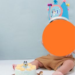 My son's birthday smash cake My son's birthday smash cake