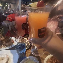 Kiwi Watermelon Lemonade and flavored mimosas Kiwi Watermelon Lemonade and flavored mimosas