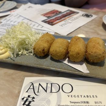 Ando Japanese Restaurant - Croquettes - Japanese Near Me - Cincinnati, Ohio