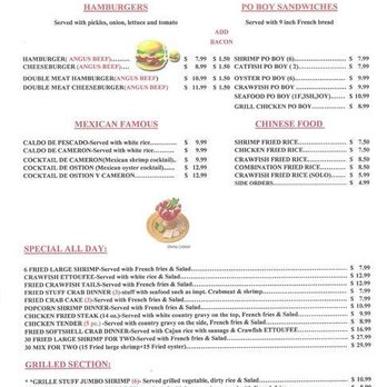 Baytown Seafood - Menu Page 1. - Seafood Near Me - Groves, Texas Baytown Seafood - Menu Page 1. - Seafood Near Me - Groves, Texas