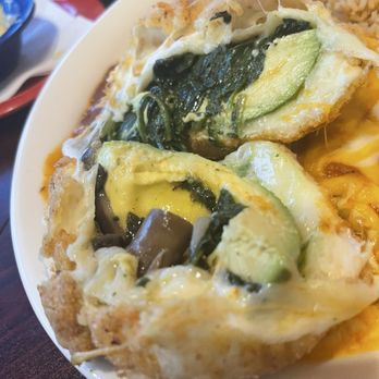 MasFajitas Mexican Restaurant - Fried Stuffed Avocado with Spinach and Mushrooms. - Tex-Mex Near Me - Temple, Texas