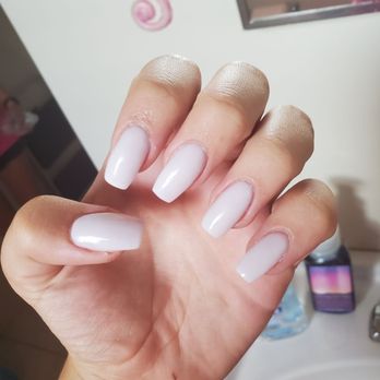 Fiji Nails - Off white color powder - Nail Salons Near Me - Oceanside, New York