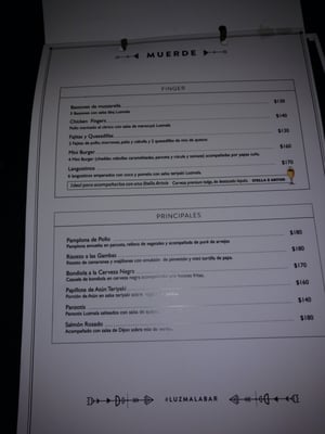 Menu photo 7 Luz Mala Buenos Aires, C