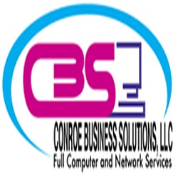 Conroe Business Solutions - Our Squeezed Logo