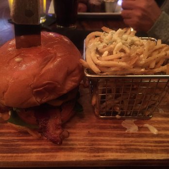 ProAbition - Delicious burger and blue cheese fries! - New American Near Me - Riverside, California ProAbition - Delicious burger and blue cheese fries! - New American Near Me - Riverside, California
