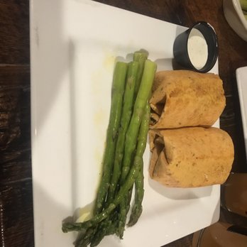 Lot 17 - Buffalo Chicken Wrap and asparagus - American Near Me - Pittsburgh, Pennsylvania Lot 17 - Buffalo Chicken Wrap and asparagus - American Near Me - Pittsburgh, Pennsylvania