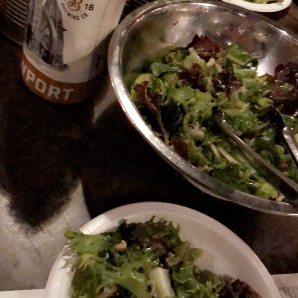 Brewport - The salad was tasty - Pizza Near Me - Bridgeport, Connecticut