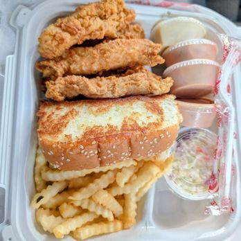 Raising Cane's Chicken Fingers - 9 piece tenders w/fries, slaw and Texas toast ~ 4.6.26 - Fast Food Near Me - Willow Grove, Pennsylvania Raising Cane's Chicken Fingers - 9 piece tenders w/fries, slaw and Texas toast ~ 4.6.26 - Fast Food Near Me - Willow Grove, Pennsylvania